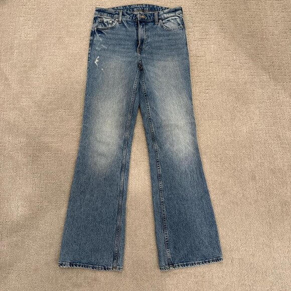H&M Women's Blue and Navy Jeans - Picture 2 of 3